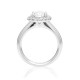 Mayors Platinum 2.13ct Round Halo Engagement Ring (H/SI1) SRHAP15XXXXPTBA00G