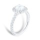 Mayors Platinum 1.96ct Cushion Halo Engagement Ring (H/SI1) CRHAM26XXXXPTBA00G