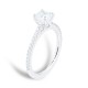 Mayors Platinum 0.97cttw Cushion Engagement Ring (G/VS1) BRCSU13XXXXPTBA00G