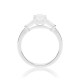 Mayors Platinum 0.96ct Round 3 Stone Engagement Ring (H/SI1) BRSFH12XXXXPTBA00G