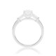 Mayors Platinum 1.33ct Round 3 Stone Engagement Ring (G/VS2) BRSFL12XXXXPTBA00G