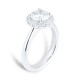 Mayors Platinum 2.07ct Round Halo Engagement Ring (H/SI1) SRHAP15XXXXPTBA00G