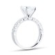 Mayors Platinum 2.95cttw Round Diamond Engagement Ring BRPTQ21XXXXPTBA00G