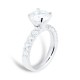 Mayors Platinum 2.94cttw Round Diamond Engagement Ring BRPTQ21XXXXPTBA00G