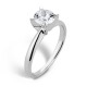 Mayors 18k White Gold 1.02cttw Round Solitaire Engagement Ring SOR1156K-QWAT3