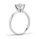 Mayors 18k White Gold 1.02cttw Round Solitaire Engagement Ring SOR1156K-QWAT3