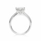 Mayors Platinum 2.51ct Princess Cut 4 Prong Solitaire Engagement Ring SRSTS13XXXXPTBA00G