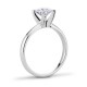 Mayors 18k White Gold 1.00cttw Diamond Solitaire Engagement Ring (I/I1) RG10920