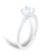 Mayors Platinum 1.35cttw Cushion Diamond Engagement Ring BRCSM13XXXXPTBA00G