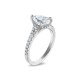 Royal Asscher Platinum 1.77cttw Royal Asscher Pear Shape Diamond Beatrice Solitaire Engagement Ring SA11151KJ-WPQMMJ