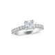 Royal Asscher Platinum 1.30cttw Royal Asscher Cut Diamond Gwenyth Solitaire Engagement Ring BE9694-WPQMMJ