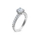 Royal Asscher Platinum 1.30cttw Royal Asscher Cut Diamond Gwenyth Solitaire Engagement Ring BE9694-WPQMMJ