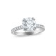 Royal Asscher Platinum 2.24cttw Royal Asscher Brilliant Diamond Charlene Solitaire Engagement Ring SA11157PE-WPQMMJ