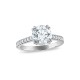 Royal Asscher Platinum 2.26cttw Royal Asscher Brilliant Diamond Charlene Solitaire Engagement Ring SA11157PE-WPQMMJ