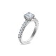 Royal Asscher Platinum 1.38cttw Royal Asscher Cut Diamond Gwenyth Solitaire Engagement Ring BE9694-WPQMMJ