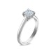 Royal Asscher Platinum 1.05cttw Royal Asscher Cut Diamond Berenice Solitaire Engagement Ring SS7764K-WPQMMJ