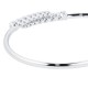 Mayors 18k White Gold 1.99cttw Diamond Flex Bangle FGFX25558488W72000