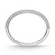 Mayors 18k White Gold 6.94cttw Half Pave Diamond Bangle FGPV10458478W72000