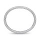 Mayors 18k White Gold 10.81cttw Full Pave Diamond Bangle FGPV10758478W72000