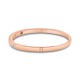 Uneek 18k Rose Gold Exclusive 0.69cttw Mixed Cut Diamond Station Bangle BR1798EC