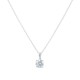 MAYORS 18k White Gold 2.06cttw Round Brilliant Classic Diamond Pendant CNCSQ0618008WBA00G