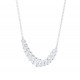 Mayors 18k White Gold 2.01cttw Diamond Smile Necklace MNDDF0618008WBA00G