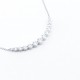 Mayors 18k White Gold 2.01cttw Diamond Smile Necklace MNDDF0618008WBA00G