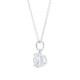 MAYORS 18k White Gold 2.04cttw Round Brilliant Classic Diamond Pendant CNCSQ0618008WBA00G