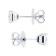 Mayors 18k White Gold 1.50ct Princess Cut Classic Earrings CECSJ0500008WBA00G