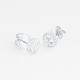 MAYORS 18k White Gold 1.94cttw Round Single Halo Diamond Stud Earrings SEHAU15XXXX8WBA00G