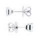 MAYORS 18k White Gold 1.52cttw Princess Cut Classic Diamond Earrings CECSJ0500008WBA00G