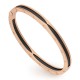 Bvlgari Jewelry 18k Rose Gold B.ZERO1 Black Ceramic Bracelet - Size Small 351415