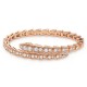 Bvlgari Jewelry 18k Rose Gold Serpenti 3.04cttw Diamond Bracelet 353793