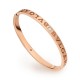 Bvlgari Jewelry 18k Rose Gold Bvlgari Bvlgari 0.25cttw Diamond Bangle 349177