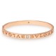 Bvlgari Jewelry 18k Rose Gold Bvlgari Bvlgari 0.25cttw Diamond Bangle 349177