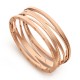 BVLGARI JEWELRY 18k Rose Gold B.ZERO1 Bracelet - Size Medium 354044