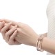 BVLGARI JEWELRY 18k Rose Gold B.ZERO1 Bracelet - Size Medium 354044