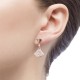 Bvlgari Jewelry 18k Rose Gold Divas' Dream 0.94cttw Pave Diamond Drop Earrings 351054