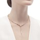 Bvlgari Jewelry 18k Rose Gold Serpenti Viper 4.41cttw Pave Diamond Necklace 353037