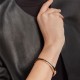 BVLGARI JEWELRY 18k Rose Gold B.ZERO1 Black Ceramic Bracelet - Size Large 351419