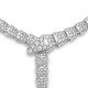 Bvlgari Jewelry 18k White Gold Serpenti Viper 14.74cttw Diamond Necklace 15 Inch 348165