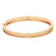 BVLGARI JEWELRY 18k Yellow Gold B.ZERO1 0.94cttw Diamond Bangle - Medium 357882