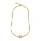 Bvlgari Jewelry 18k Yellow Gold B.ZERO1 0.29cttw Diamond Necklace 15-16 Inch 358278