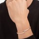 Bvlgari Jewelry 18k Rose Gold Serpenti Viper 0.47cttw Diamond Bracelet - Size Medium 360709