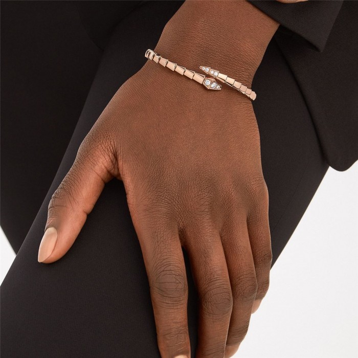 Bvlgari Serpenti Viper 18K Rose Gold Malachite Bracelet (Fine Jewelry and  Watches,Fine Bracelets) IFCHIC.COM