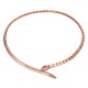 Bvlgari Jewelry 18k Rose Gold Serpenti Viper 0.41cttw Diamond Necklace - Size Medium 357863