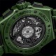 Hublot Big Bang Integrated Green Ceramic 42mm Mens Watch 451.GX.5220.GX