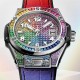 Hublot Big Bang One Click King Steel Rainbow 33mm Unisex Watch 485.SX.9900.LR.0999