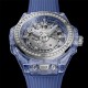 Hublot Big Bang One Click Blue Sapphire Diamonds 39mm 465.JL.4802.RT.1204