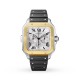 Cartier Santos De Cartier Chronograph Watch Extra-large Model, Automatic Movement, Yellow Gold, Steel, Interchangeable Metal And Rubber Bracelets W2SA0008